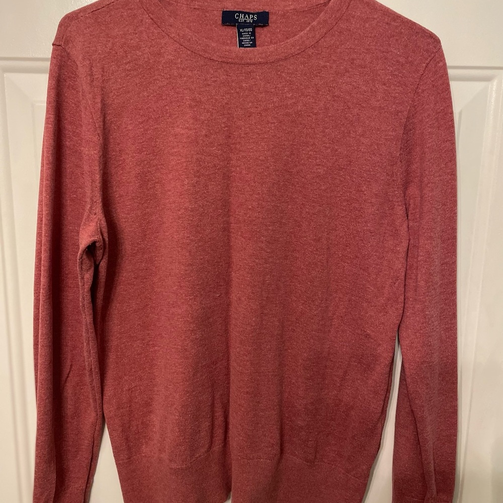 Chaps crew neck sweater. Size XL